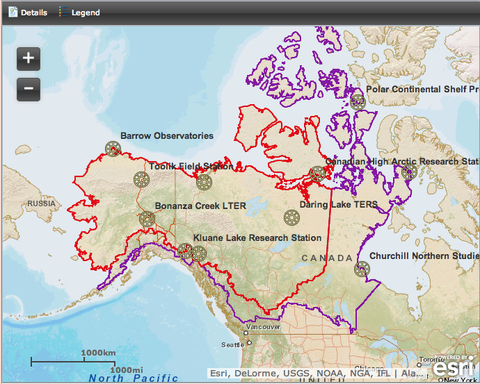 Research and Logistics Support Map